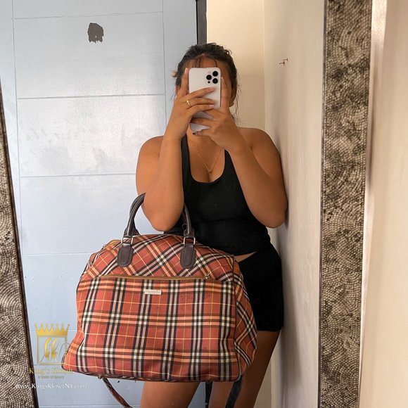 BURBERRY TRAVEL BAG BLUE LABEL - Picture 2 of 9